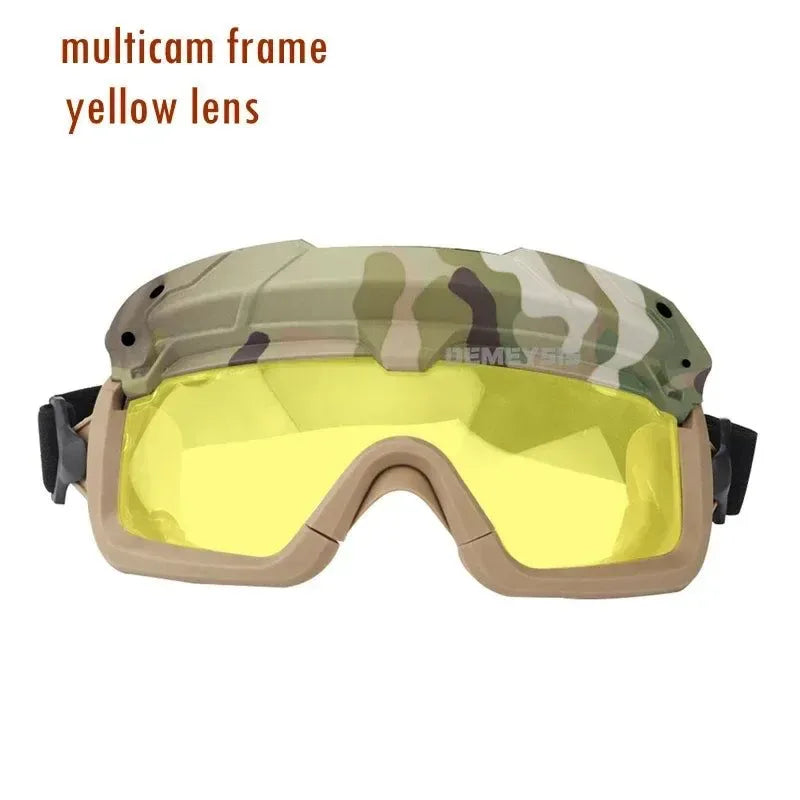 Tactical Windproof Anti-Fog Goggles – Airsoft Paintball Protection for Helmets - Trekker Essentials