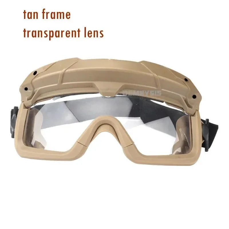 Tactical Windproof Anti-Fog Goggles – Airsoft Paintball Protection for Helmets - Trekker Essentials