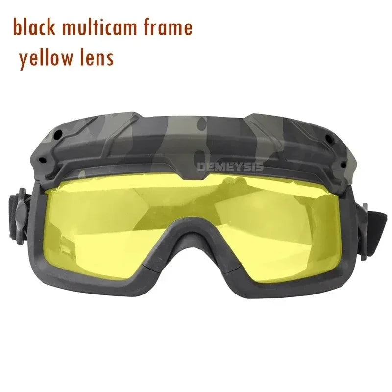 Tactical Windproof Anti-Fog Goggles – Airsoft Paintball Protection for Helmets - Trekker Essentials