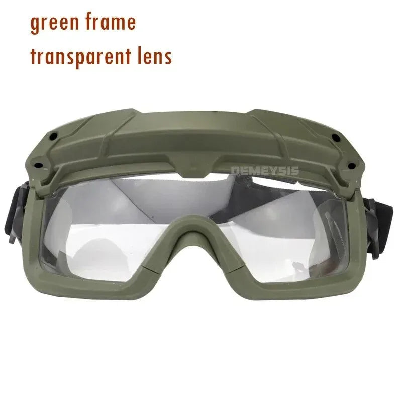 Tactical Windproof Anti-Fog Goggles – Airsoft Paintball Protection for Helmets - Trekker Essentials