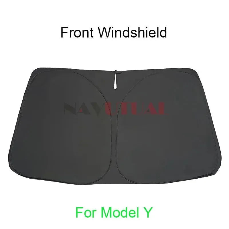 Tesla Model 3 & Model Y Privacy Sun Shade – Custom-Fit Car Window Sunshade - Trekker Essentials