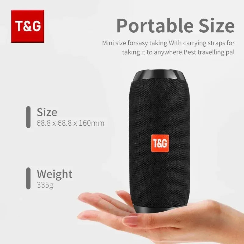 TG117 Portable Bluetooth Speakers - True Wireless Sound Box - Trekker Essentials