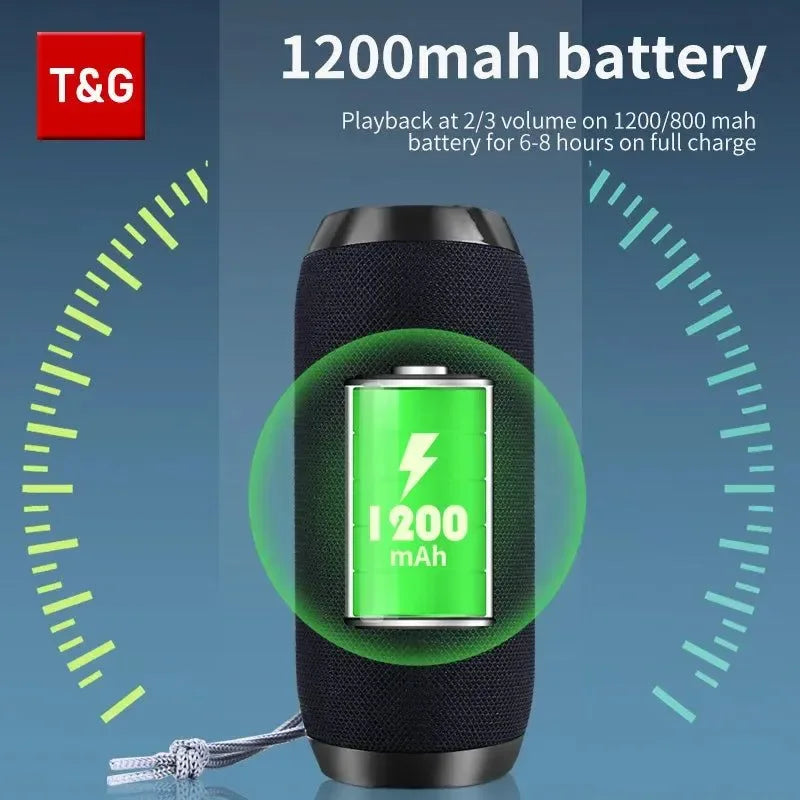TG117 Portable Bluetooth Speakers - True Wireless Sound Box - Trekker Essentials