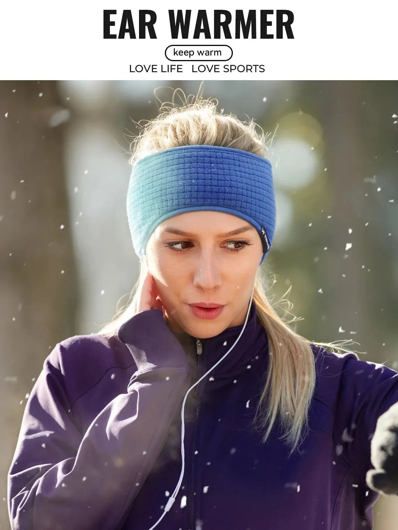 Thermal Fleece Ear Warmer Headband – Running Cycling Ski Windproof Sport Band - Trekker Essentials