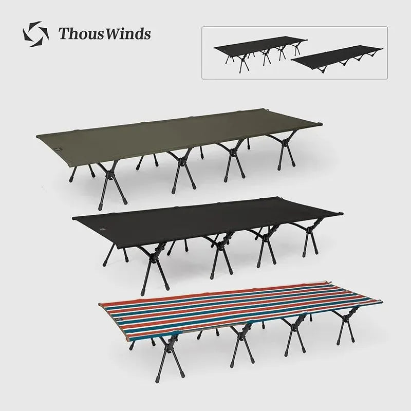 Thous Winds Portable Camping Cot - Lightweight Foldable Bed for Outdoor Camping, Hiking, and Travel - Trekker Essentials