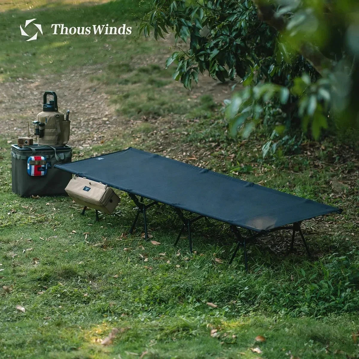 Thous Winds Portable Camping Cot - Lightweight Foldable Bed for Outdoor Camping, Hiking, and Travel - Trekker Essentials