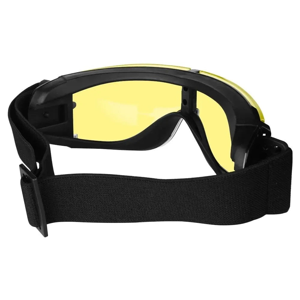 Three-in-One Windproof and Dustproof Outdoor Goggles – Ideal for Shooting, Hiking, and Cycling - Trekker Essentials