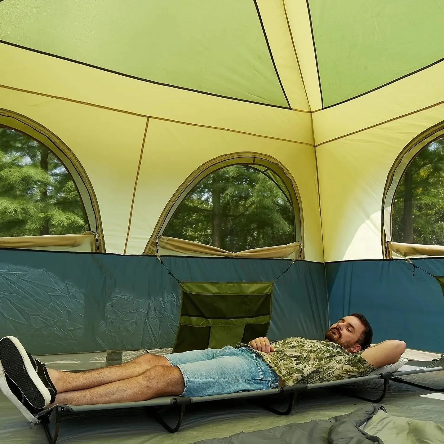 timber ridge campingtisch TIMBER RIDGE 20-Second Folding Camping Cot – Lightweight, 74.8”