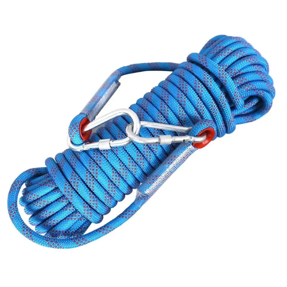 Tomshoo 10mm Climbing Rope - 10M/20M/30M Outdoor Static Rappelling and Fire Rescue Safety Escape Rope - Trekker Essentials