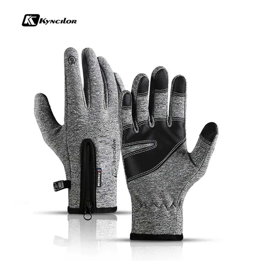 Touchscreen Waterproof Winter Cycling Gloves Full Finger Sports Riding Gloves Mountaineering & Camping - Trekker Essentials