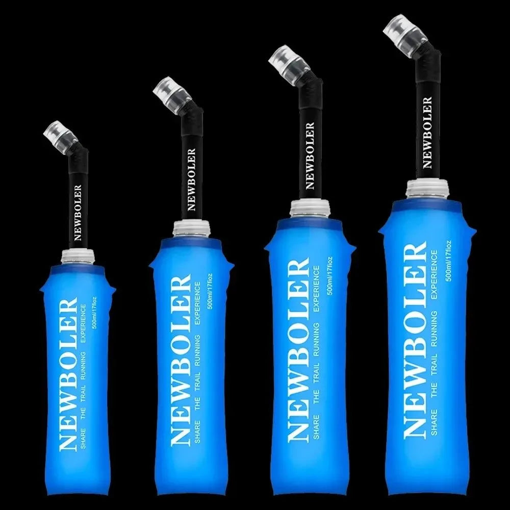 TPU Soft Water Bottle – Collapsible Hydration Flask for Running & Outdoor Adventures - Trekker Essentials