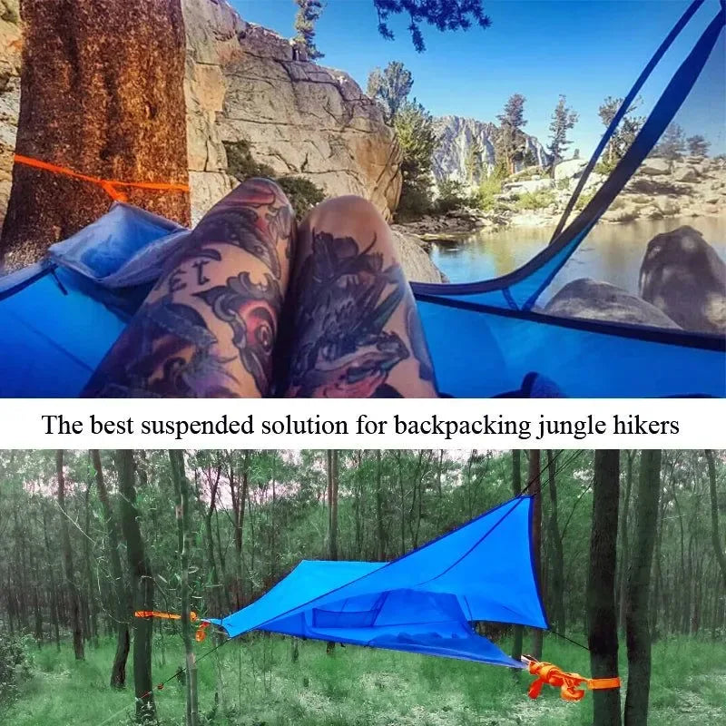 Travel Waterproof Triangle Hammock Tree Tent: Trip Air Tent - Trekker Essentials