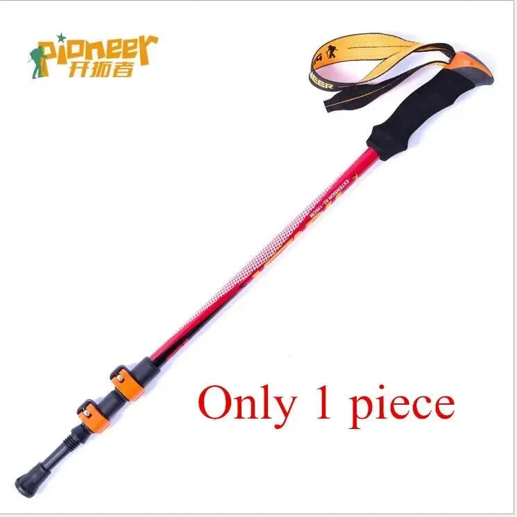 Trekking Stick Carbon Fiber Nordic Skiing Walking Cane - Trekker Essentials