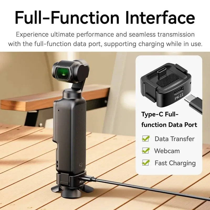 Ulanzi Pocket 3 Mini Tripod Kit for DJI Osmo Pocket 3 – PK-08 + PK-11 - Trekker Essentials