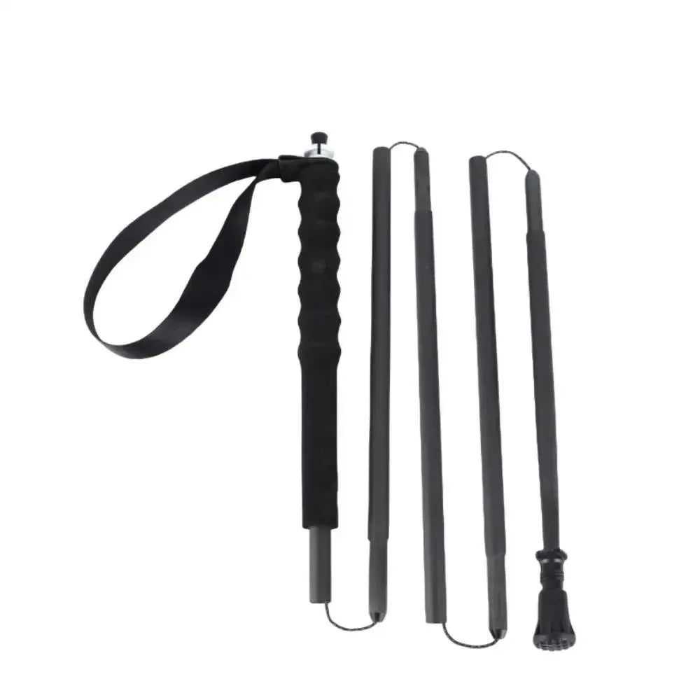 Ultra-Light 115g Carbon Folding Trekking Pole: Collapsible Hiking Stick for Mountain Climbing - Trekker Essentials