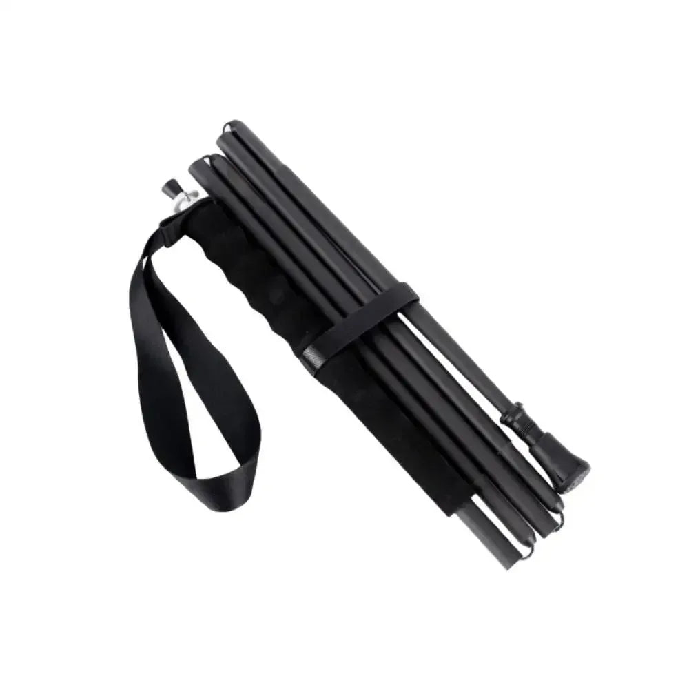 Ultra-Light 115g Carbon Folding Trekking Pole: Collapsible Hiking Stick for Mountain Climbing - Trekker Essentials