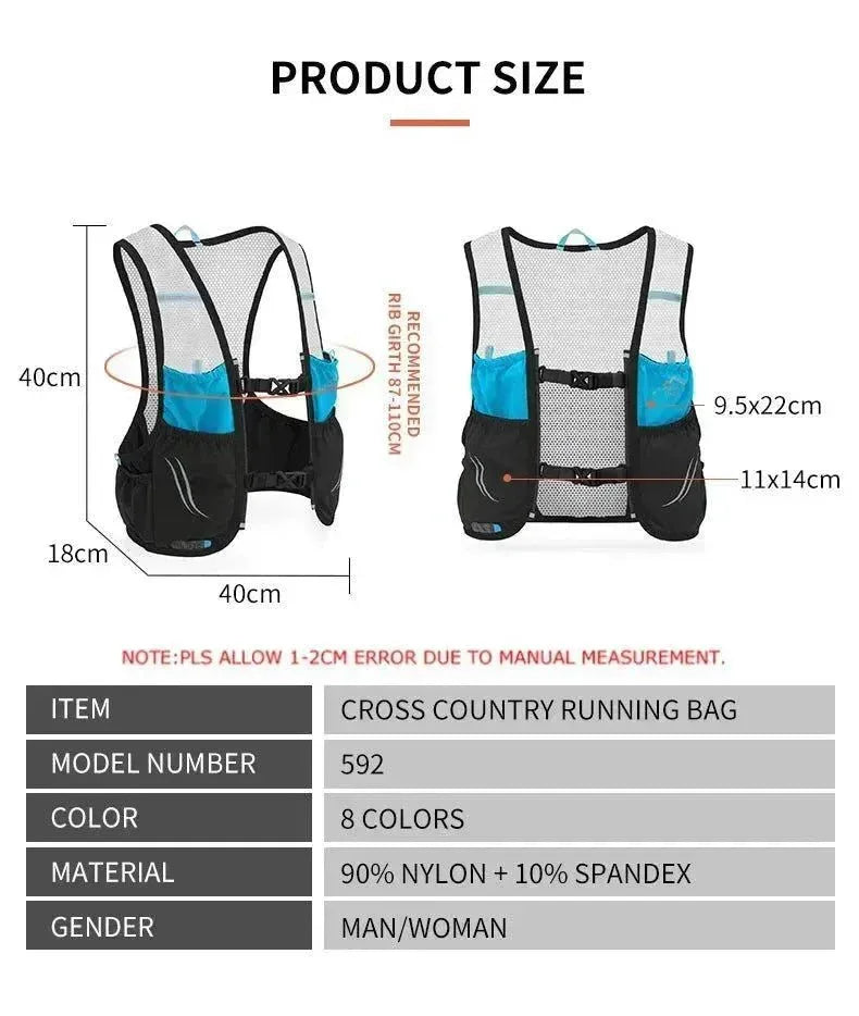 Ultra-Light and Portable 2.5L, Suitable for Bicycle, Marathon and Hiking - Trekker Essentials