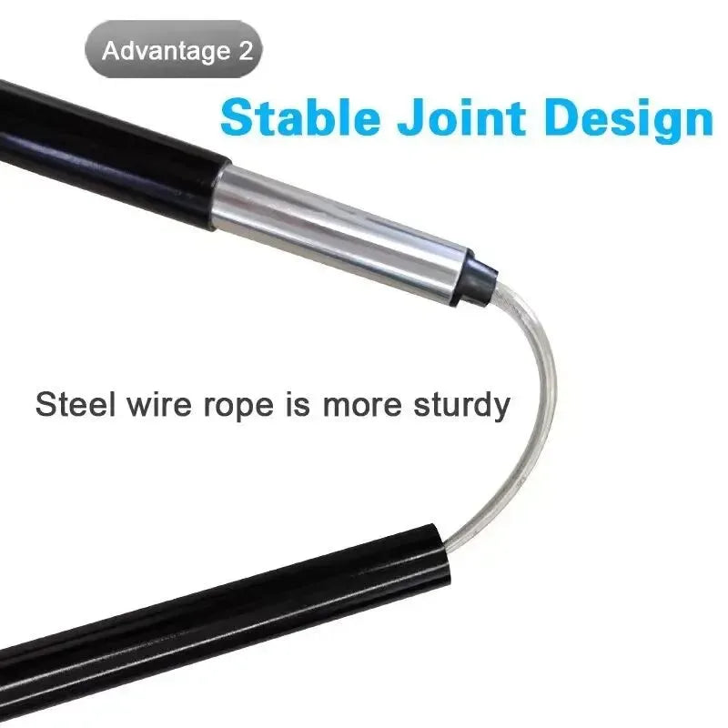 Ultra-light Telescopic Folding Trekking Pole: Carbon Fiber Walking Stick for Mountaineering - Trekker Essentials
