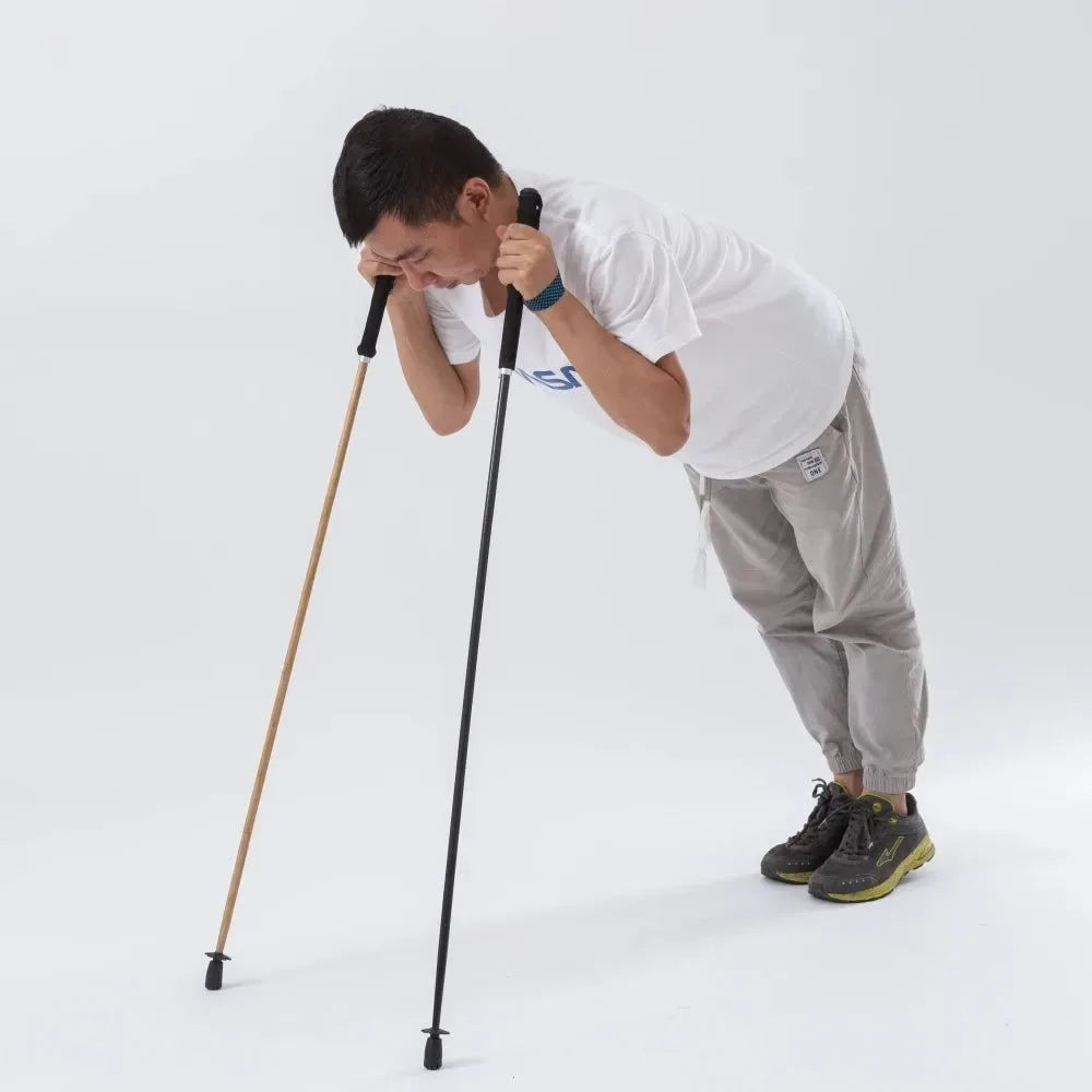 Ultra Lightweight Foldable Carbon Fiber Trekking Poles: Hiking and Walking Sticks for Mountain Climbing - Trekker Essentials