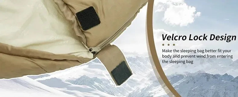 Ultra-Warm Mummy Sleeping Bag for Adults – Winter & 3-Season Camping - Trekker Essentials