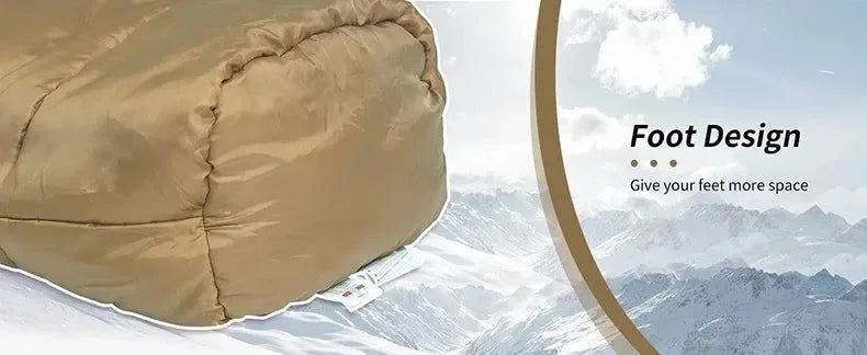 Ultra-Warm Mummy Sleeping Bag for Adults – Winter & 3-Season Camping - Trekker Essentials
