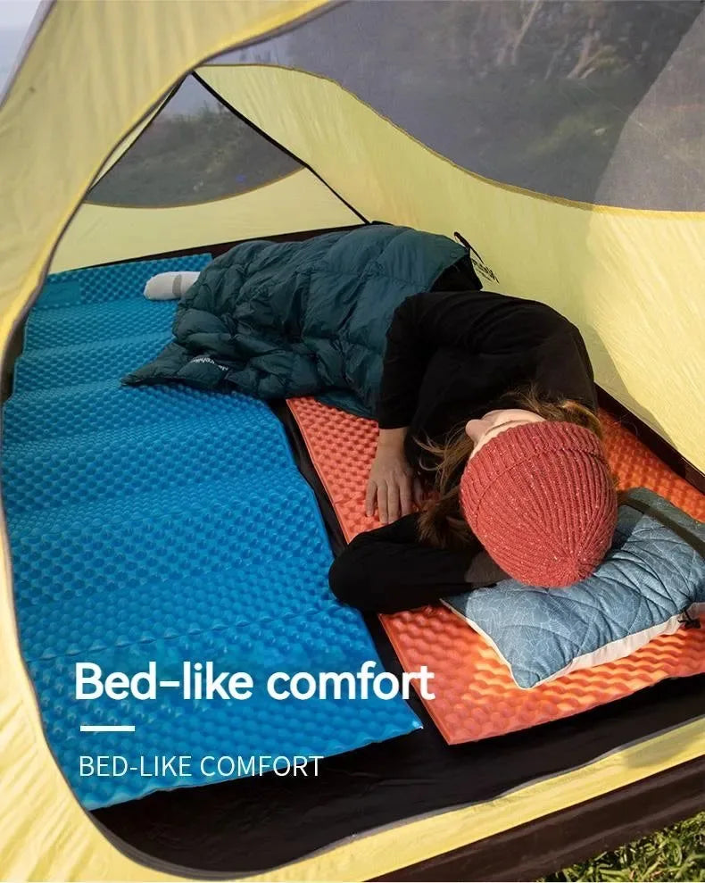 Ultralight 420G Camping Mat - Thickened 1.8cm Portable Hiking Sleep Pad - Trekker Essentials