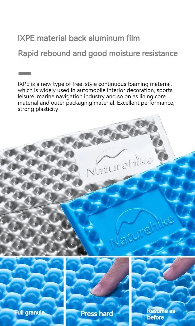 Ultralight 420G Camping Mat - Thickened 1.8cm Portable Hiking Sleep Pad - Trekker Essentials