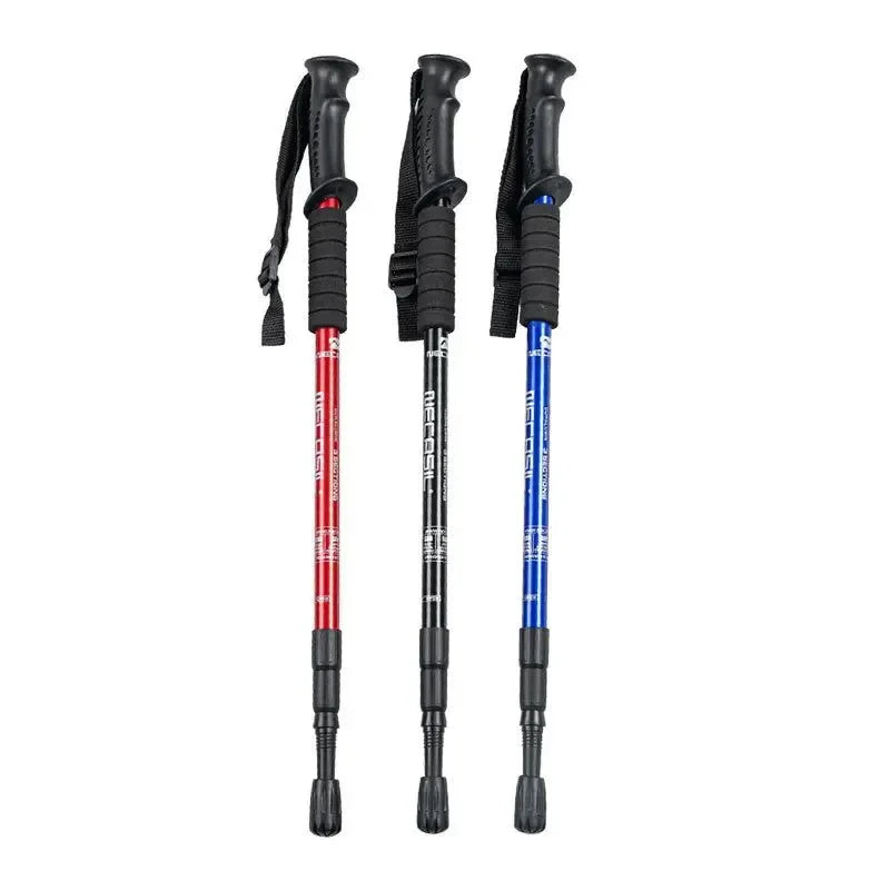 Ultralight Adjustable Non-slip Nordic Walking Sticks: Telescopic Hiking Canes for Adults - Trekker Essentials