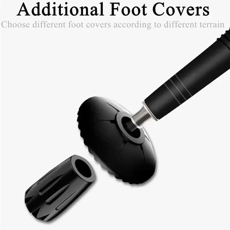 Ultralight Adjustable Non-slip Nordic Walking Sticks: Telescopic Hiking Canes for Adults - Trekker Essentials