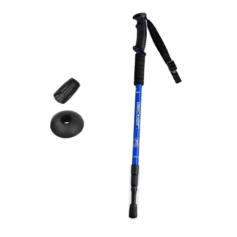 Ultralight Aluminium Alloy Trekking Poles - Adjustable Nordic Walking Sticks for Hiking and Outdoor Exploration - Trekker Essentials