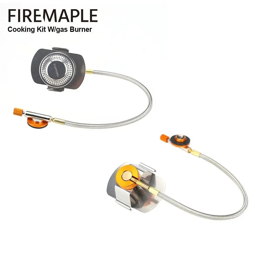 Ultralight Camping Cookware Set with Gas Burner – 5+ Person Aluminum Alloy Pot System for Hiking, Backpacking & Picnics - Trekker Essentials