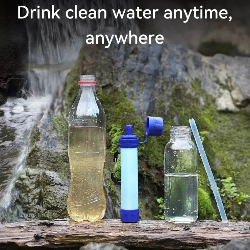 Ultralight Camping Water Filters Portable Mini Strainer Straw Survival Outdoor Direct Drinking Purifier Trekking Purify Supplies - Trekker Essentials
