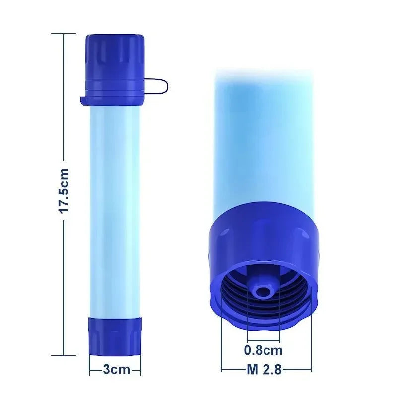 Ultralight Camping Water Filters Portable Mini Strainer Straw Survival Outdoor Direct Drinking Purifier Trekking Purify Supplies - Trekker Essentials