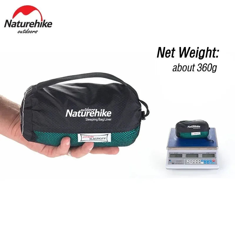 Ultralight Elastic Sleeping Bag Liner - Travel Hotel Sheet for Outdoor Hiking and Camping - Trekker Essentials