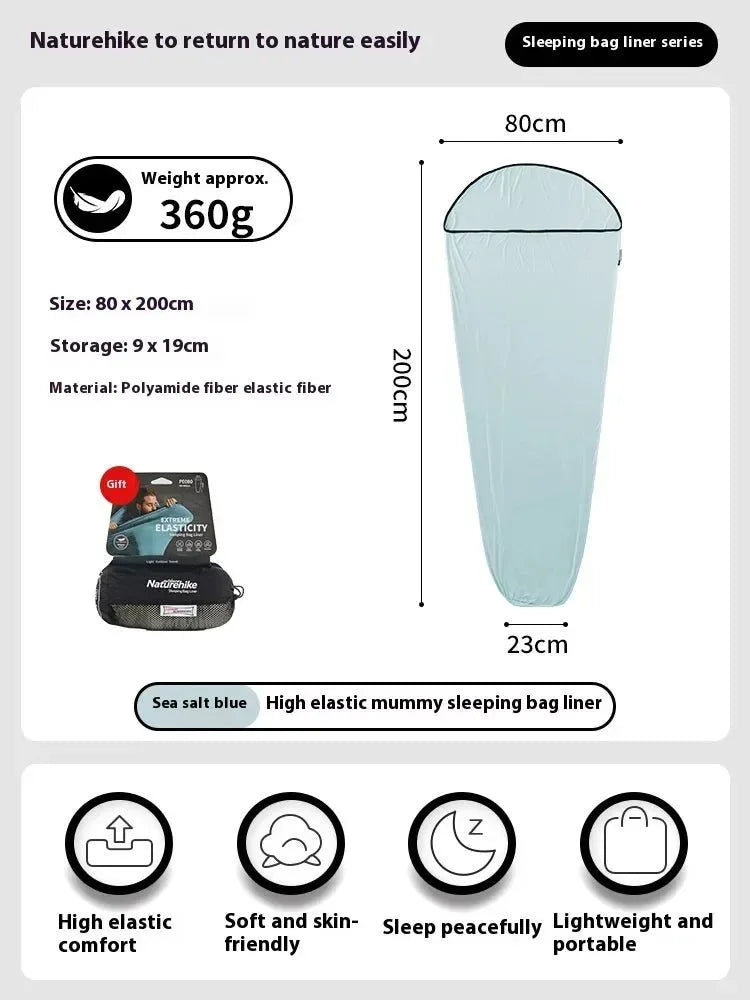 Ultralight High Elastic Mummy Quilt Liner - Winter Wearable and Portable - Trekker Essentials