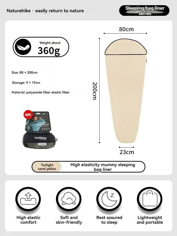 Ultralight High Elastic Mummy Quilt Liner - Winter Wearable and Portable - Trekker Essentials