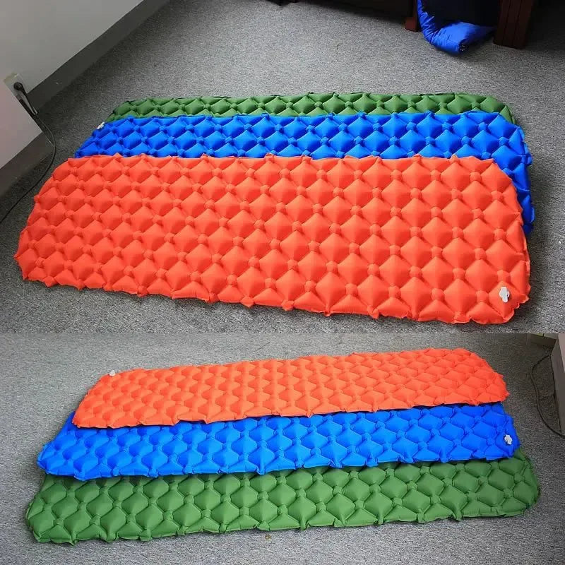 Ultralight Inflatable Camping Sleeping Pad - Insulated Backpacking and Hiking Mattress - Trekker Essentials