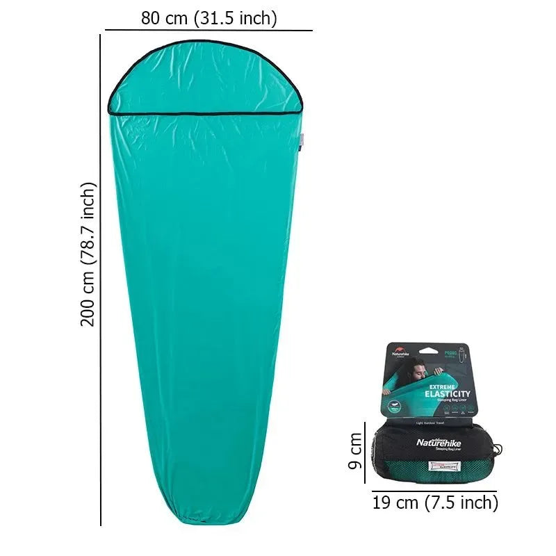 Ultralight Mummy Sleeping Bag Liner - Portable and Comfortable - Trekker Essentials