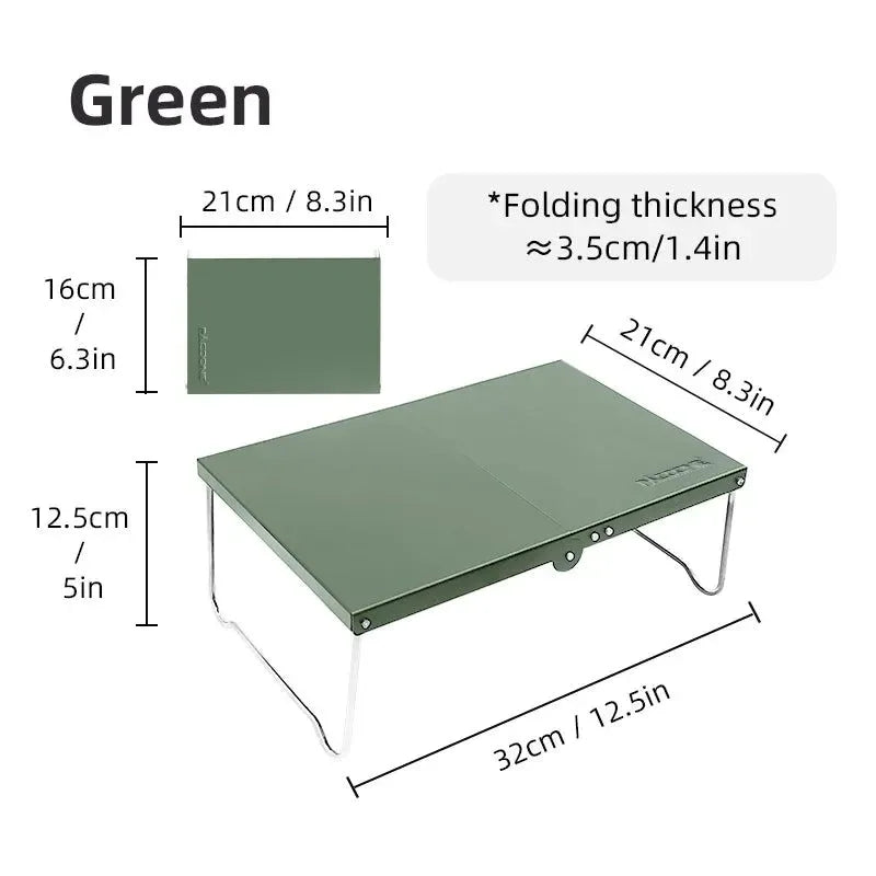 Ultralight Portable Foldable Camping Table - Ideal for Hiking, Picnic, and Coffee - Trekker Essentials