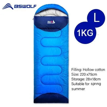 Ultralight Waterproof 4 Season Warm Envelope Sleeping Bag for Camping, Traveling, and Hiking - Trekker Essentials