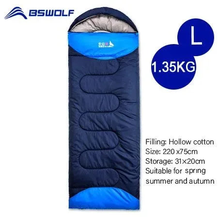 Ultralight Waterproof 4 Season Warm Envelope Sleeping Bag for Camping, Traveling, and Hiking - Trekker Essentials