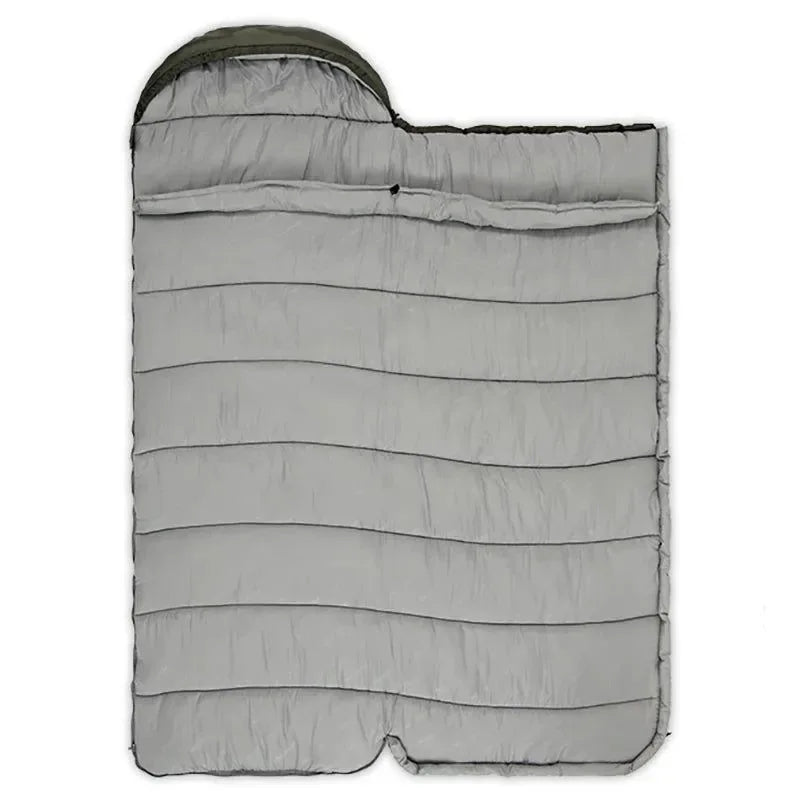 Ultralight Waterproof Cotton Quilt Envelope Sleeping Bag - Portable Camping Sleeping Bag for Spring, Autumn, and Winter - Trekker Essentials