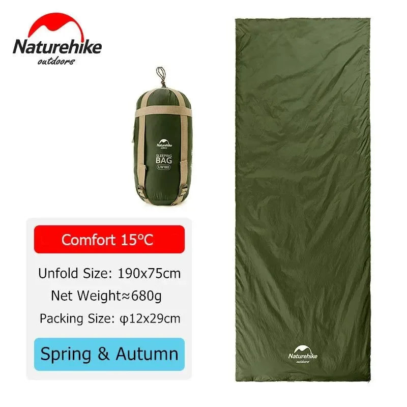 Ultralight Waterproof Cotton Sleeping Bag - Nature Hike Summer Hiking and Camping Tent Sleeping Bag - Trekker Essentials