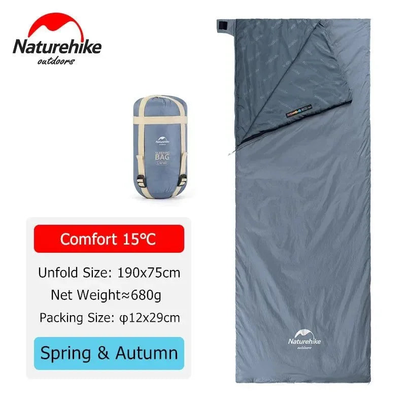 Ultralight Waterproof Cotton Sleeping Bag - Nature Hike Summer Hiking and Camping Tent Sleeping Bag - Trekker Essentials