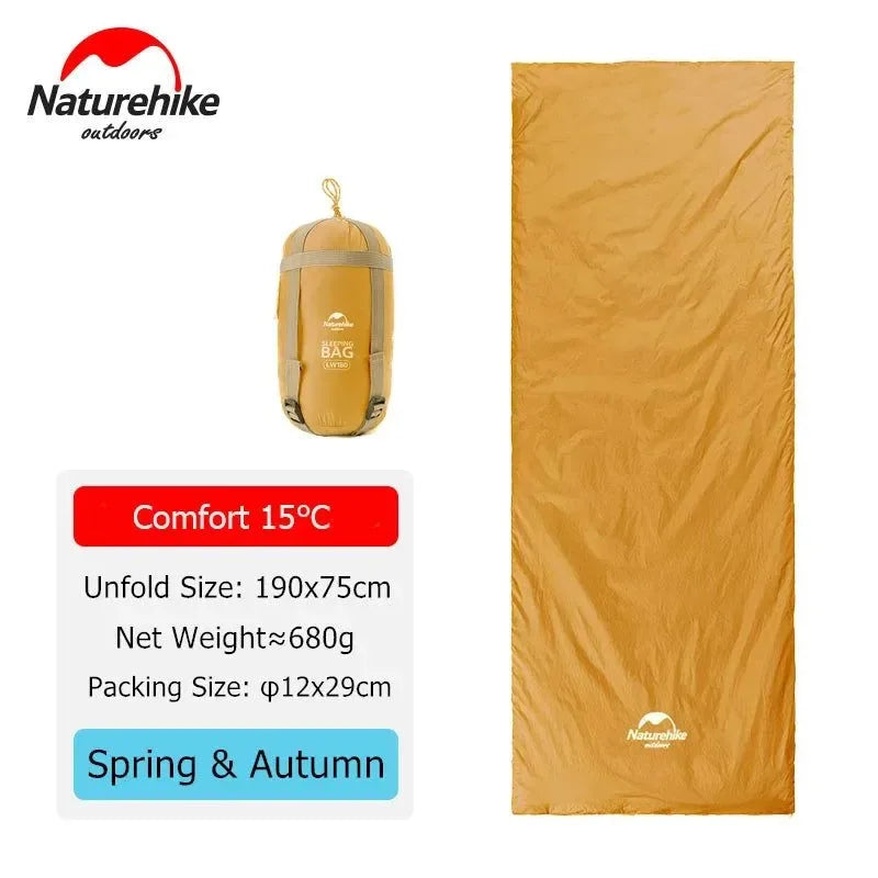 Ultralight Waterproof Cotton Sleeping Bag - Nature Hike Summer Hiking and Camping Tent Sleeping Bag - Trekker Essentials