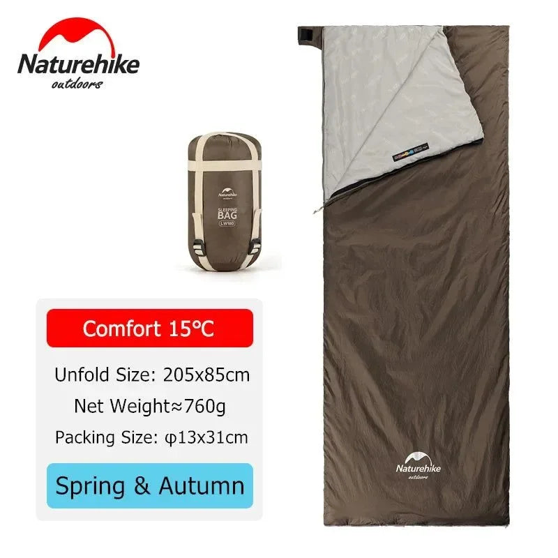 Ultralight Waterproof Cotton Sleeping Bag - Nature Hike Summer Hiking and Camping Tent Sleeping Bag - Trekker Essentials