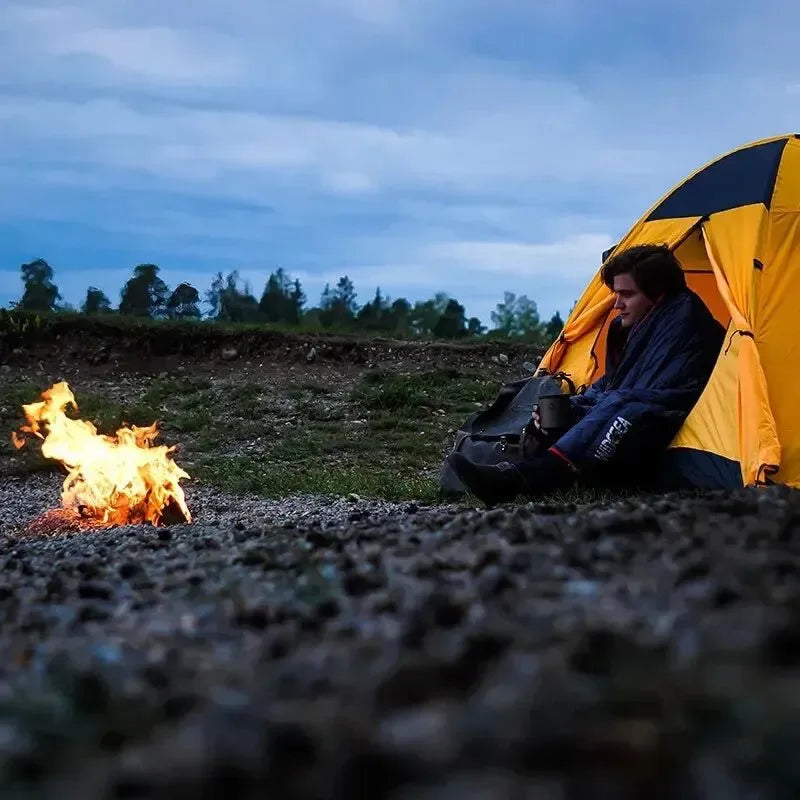 Ultralight Waterproof Duck Down Sleeping Bag with Portable Compression Sack for Camping and Travel - Trekker Essentials