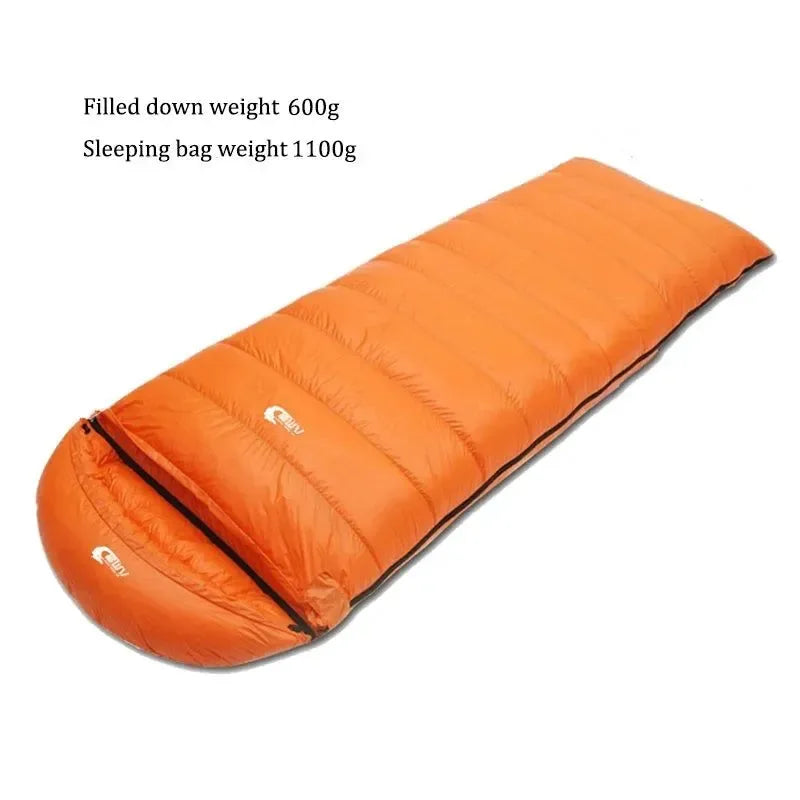 Ultralight Waterproof Envelope-Type Goose Down Sleeping Bag for Backpacking, Camping, and Travel - Trekker Essentials