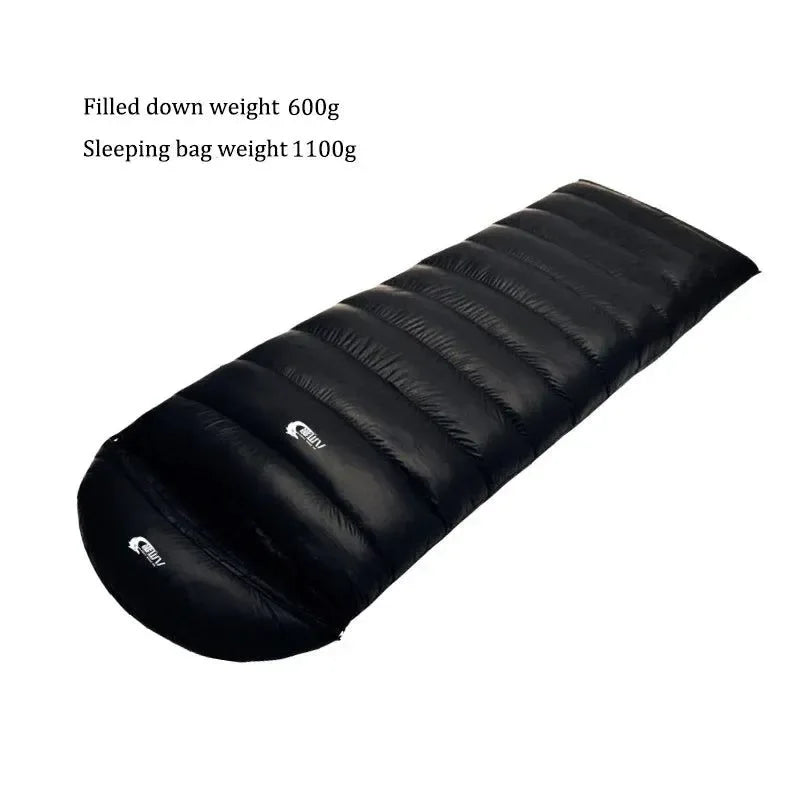 Ultralight Waterproof Envelope-Type Goose Down Sleeping Bag for Backpacking, Camping, and Travel - Trekker Essentials