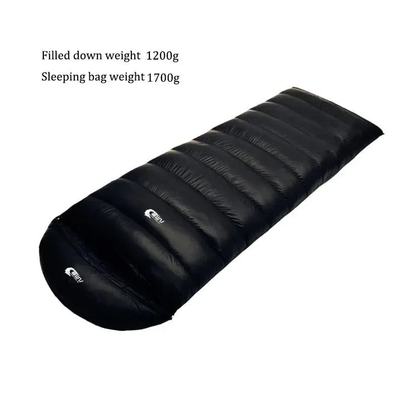 Ultralight Waterproof Envelope-Type Goose Down Sleeping Bag for Backpacking, Camping, and Travel - Trekker Essentials